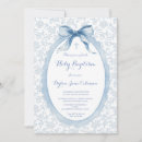 Search for ribbon baptism invitations Coquette