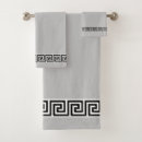 Search for black and silver bath towels Gray