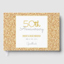 Search for 50th anniversary guest books Simple