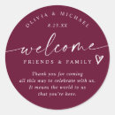 Search for burgundy wedding stickers Minimalist