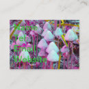 Search for mushroom business cards Psychedelic