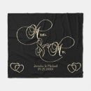 Search for mr and mrs fleece blankets Bride and groom