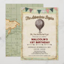 Search for hot air balloon birthday invitations Travel