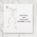Search for ribbon wedding favor tags Elegant