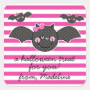 Search for trick or treat stickers Pink