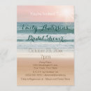 Search for sunset bridal shower invitations Beach