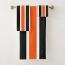 Search for halloween black and orange bath towels Stripes