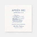 Search for skiing napkins Blue