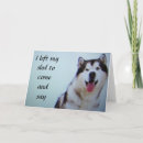Search for alaska birthday cards Husky