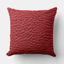 Search for red leather pillows Pattern