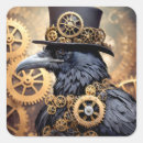 Search for steampunk stickers Raven