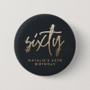 Search for 60th birthday buttons Simple