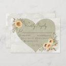 Search for boho rsvp cards Sage green