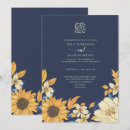 Search for blue and sunflower wedding invitations Watercolor