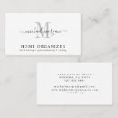 Search for home organization business cards Minimal