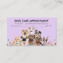 Search for veterinarian appointment cards Pet business