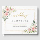 Search for rose gold wedding guest books Watercolor