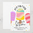 Search for pop on over birthday invitations Colorful