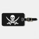 Search for pirate luggage tags Skull