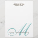 Search for monogram letterhead Stylish
