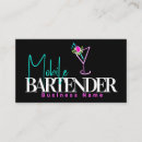 Search for mobile bartending business cards Cocktail