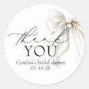 Search for bridal shower thank you stickers Coquette