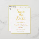Search for red gold save the dates Script