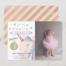 Search for unicorn photo birthday invitations Gold