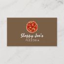Search for pizza business cards Delivery