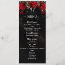 Search for red and black menus Gothic