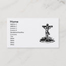 Search for christian cross business cards Catholicism