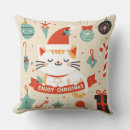 Search for christmas cat pillows Design