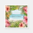 Search for flowers napkins Hawaiian