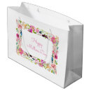 Search for mothers day gift bags Watercolor floral