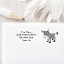 Search for donkey return address labels Animals