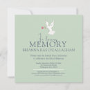 Search for dove funeral invitations Memorial