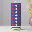 Search for red and white stripes candles Abstract