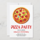 Search for kids pizza party invitations Food