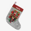 Search for fairy christmas stockings Watercolor