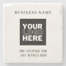Search for company logo coasters Black and white