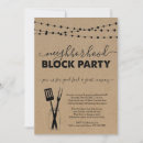 Search for neighborhood bbq party invitations Picnic
