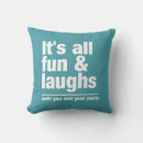 Search for funny outdoor pillows Humor