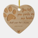 Search for pet loss ornaments Paw