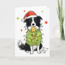 Search for border collie christmas cards Xmas