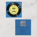 Search for vinyl record business cards Music