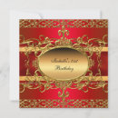 Search for rich birthday invitations Gold