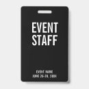 Search for all access pass badges Event staff