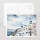 Search for santorini postcards Greek island
