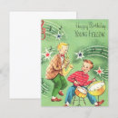Search for musical instrument birthday cards Retro