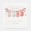 Search for valentine napkins Little sweetheart